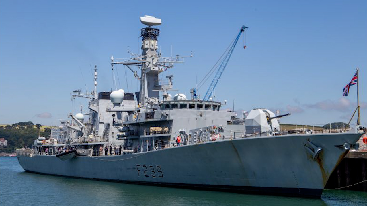 Royal Navy Type 23 frigate HMS Richmond