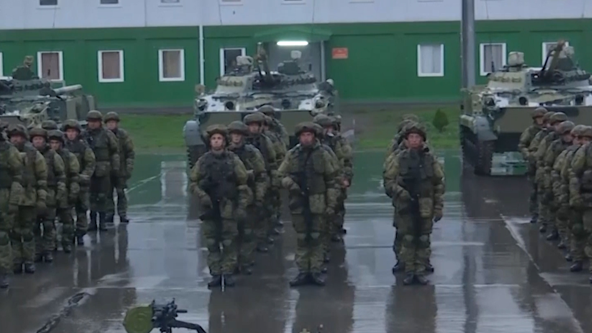 Russia is swapping new conscripts with more experienced troops at the front line in Kherson 27102022 CREDIT Russian MOD.jpg