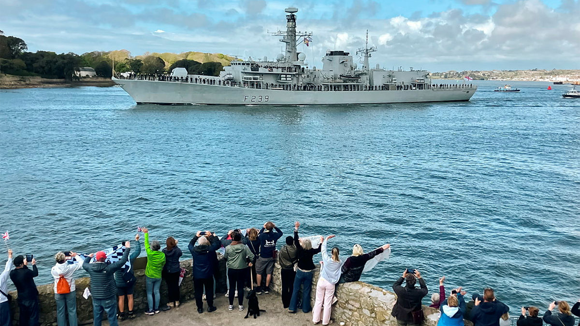 HMS Richmond left Devonport Naval Base in April this year to join the CSG25 deployment (Picture: MOD)