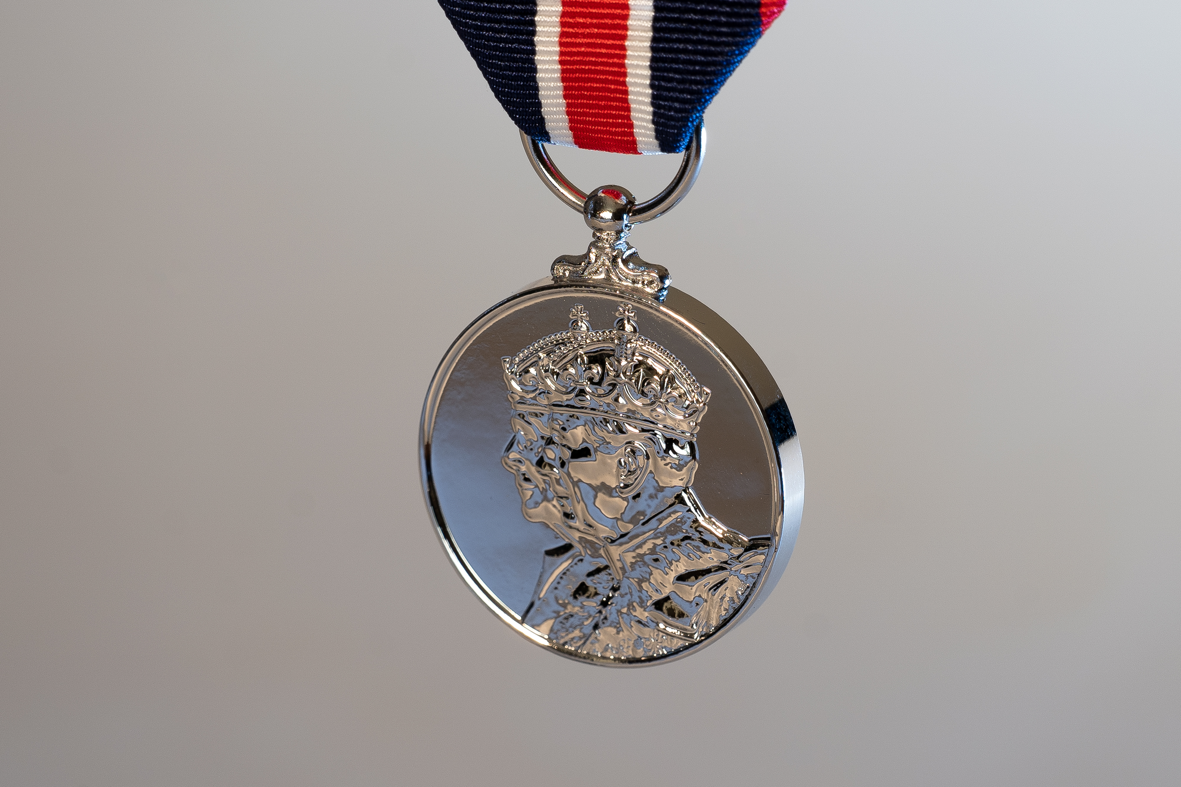 The coronation medal is made of nickel silver and plated in nickel (Picture: DCMS).