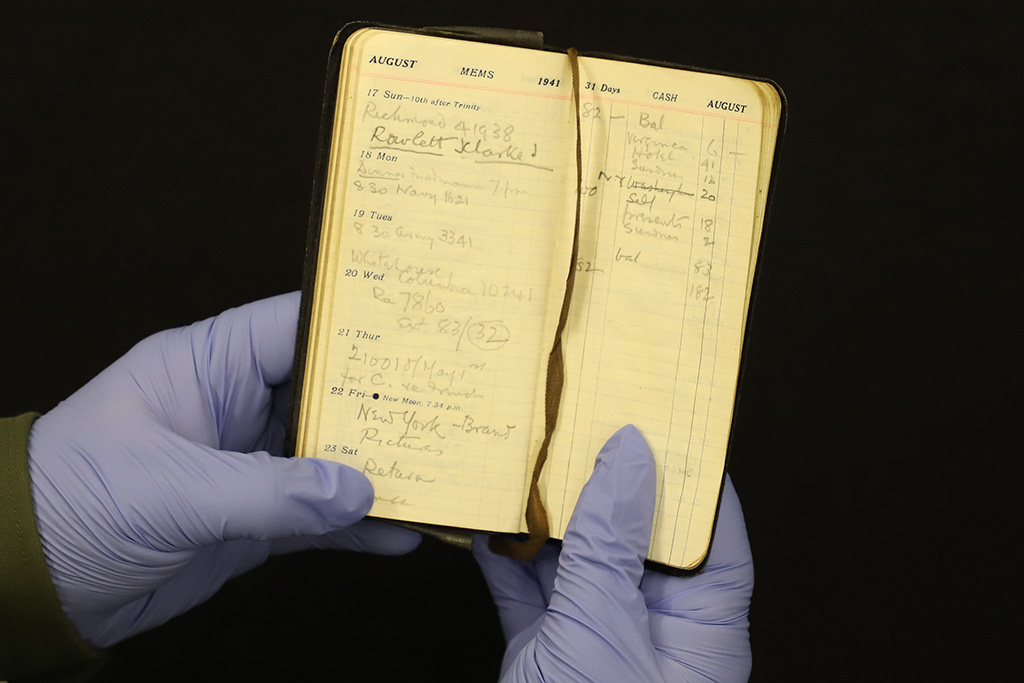 The former diary from Commander Alastair Denniston, the first head of GCHQ
