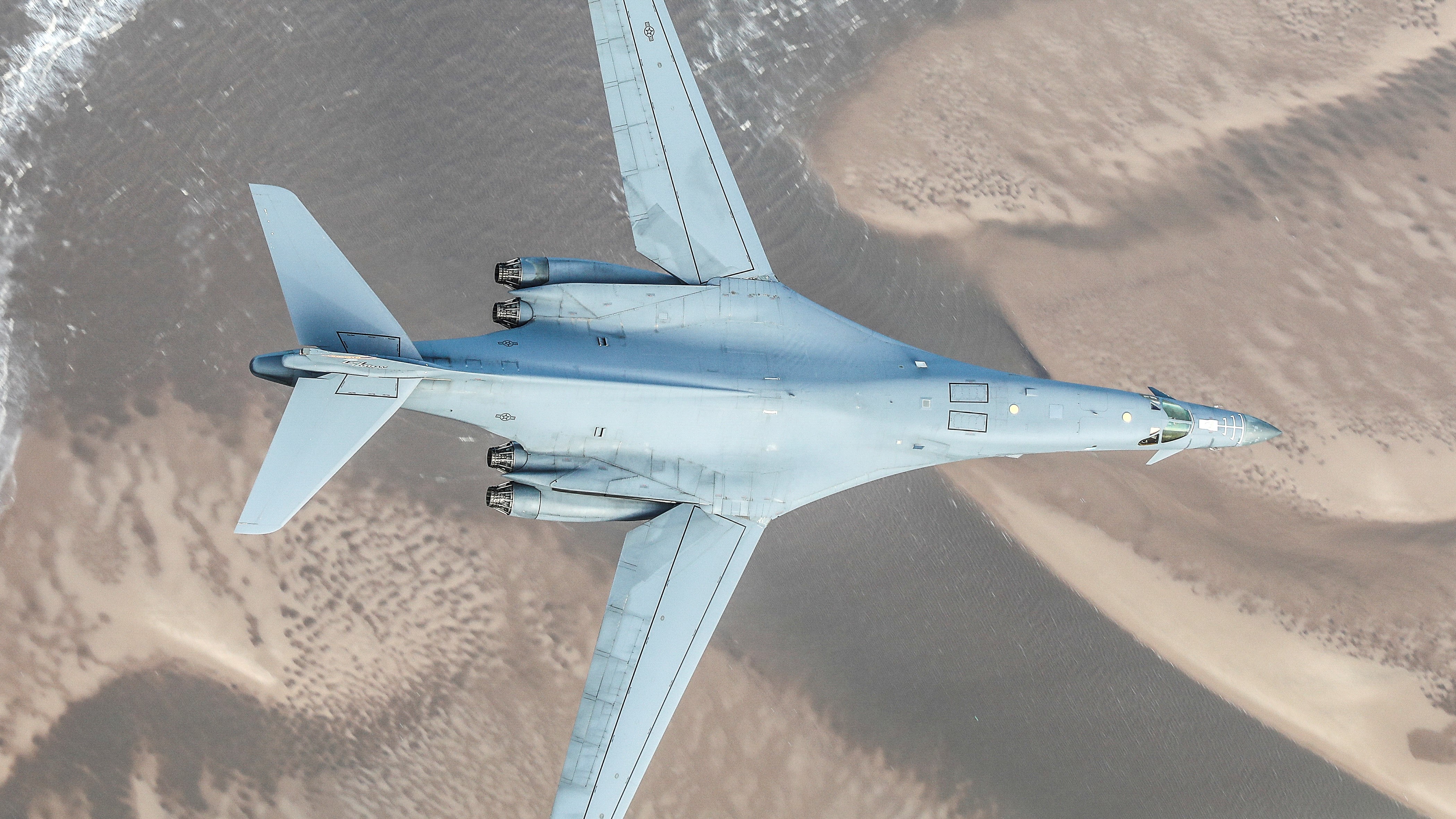 Two more B-1B Lancers are scheduled to arrive in England on 25 May (Picture: Royal Air Force/ MOD).
