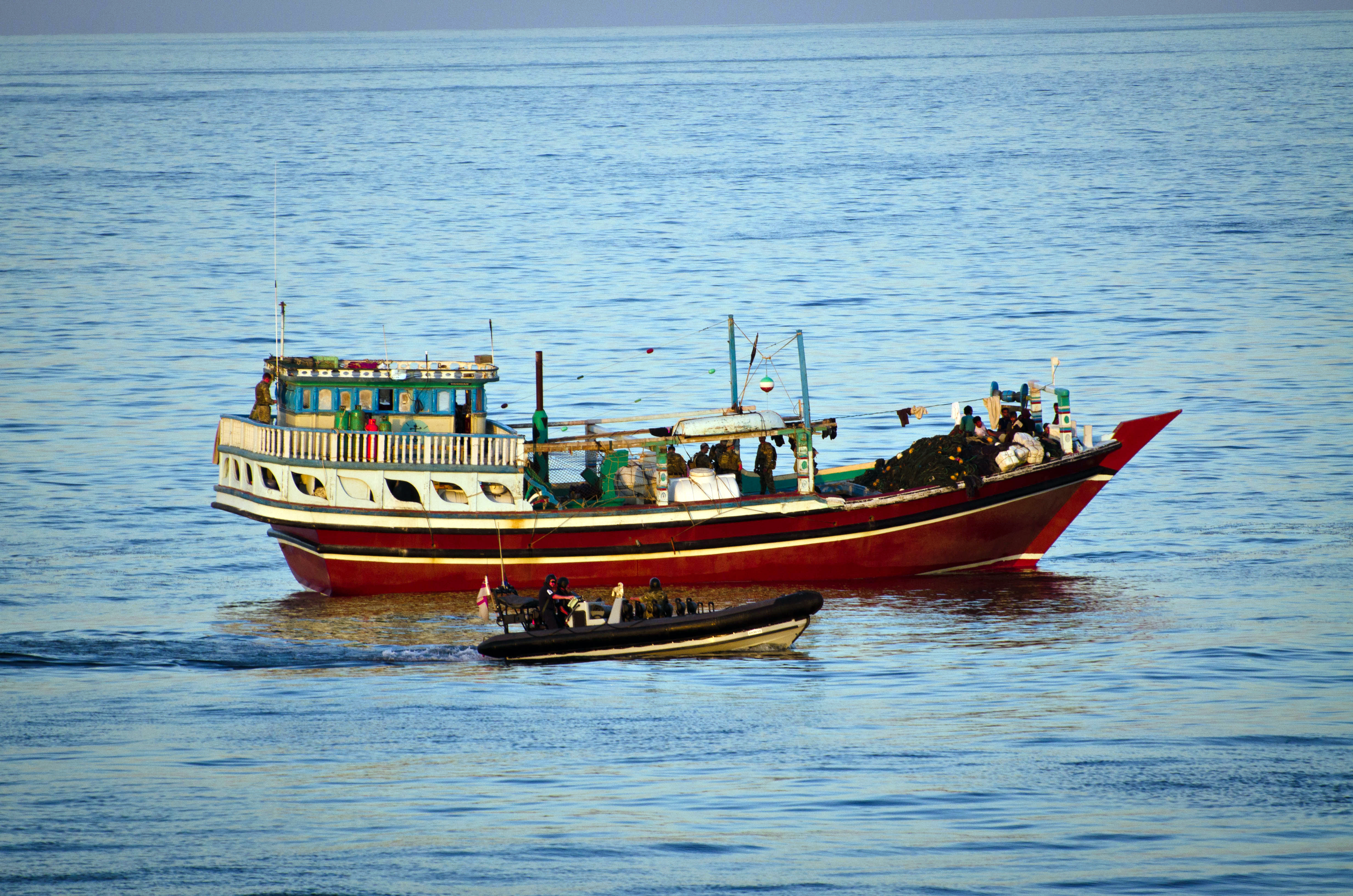 Vessel where drugs were hidden 220219 CREDIT Royal Navy