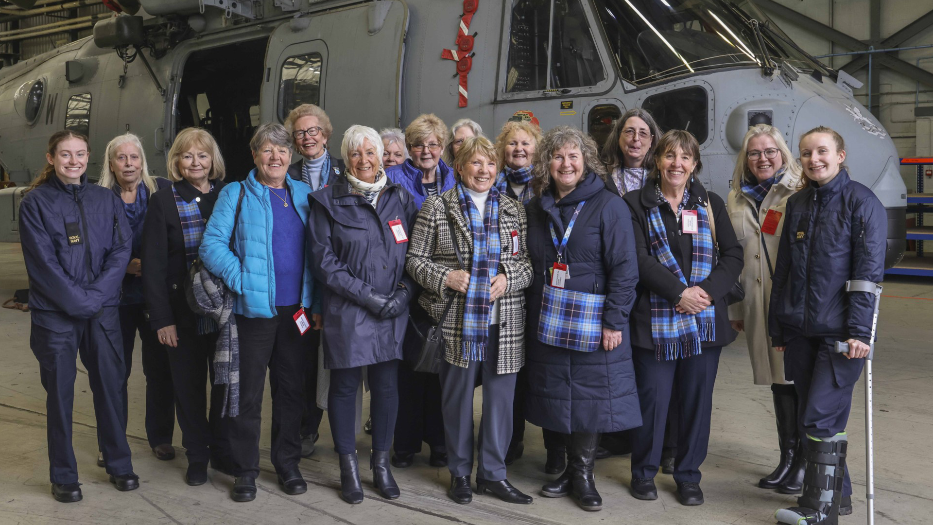 RNAS Yeovilton hosted a visit from the Association of Women of the Royal Navy Service (Picture: Royal Navy)