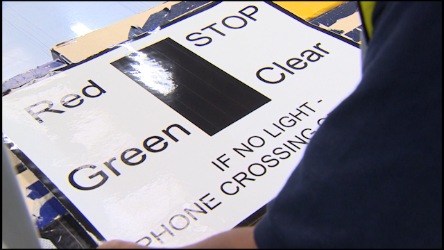 RBLI Railway Sign Britain's Bravest Manufacturing Company Screengrab Credit Forces News