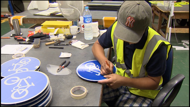 RBLI Bike Sign Britain's Bravest Manufacturing Company Screengrab Credit Forces News