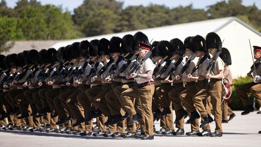The King's Company, 1st Battalion Grenadier Guards will Troop their Colour in the presence of His Majesty The King on Saturday 13 June The King's Company, 1st Battalion Grenadier Guards will Troop their Colour in the presence of His Majesty The King on Saturday 13 June