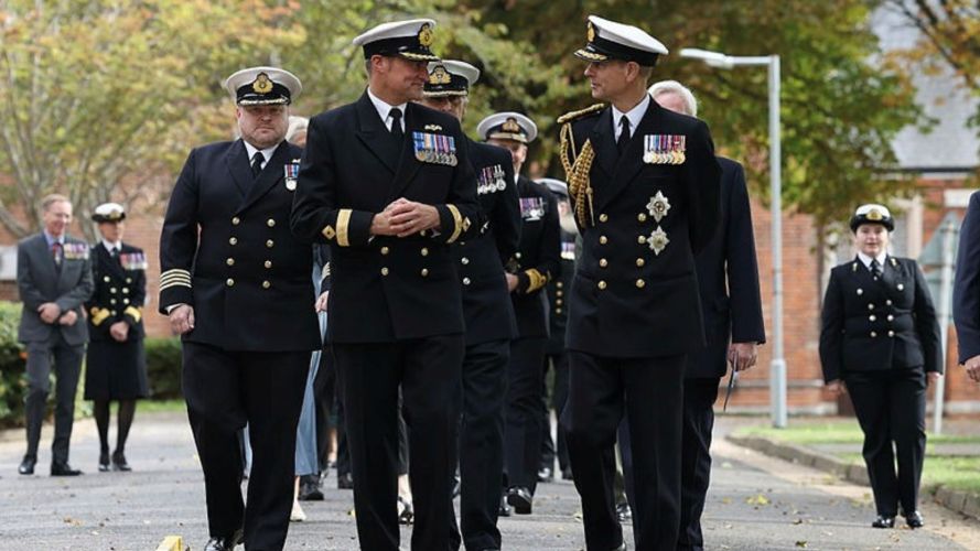 The Duke of Edinburgh attends the 120th birthday of the RFA as guest of honour 02102025 HRH Duke of Edinburgh celebrates 120th birthday in Portsmouth cove