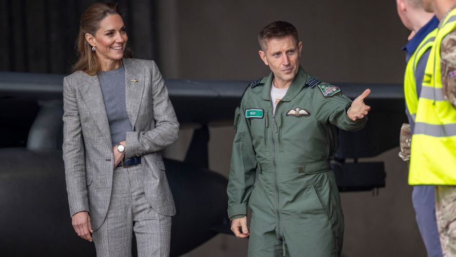 The Princess of Wales meets personnel at RAF Coningsby during her visit (Picture: PA) The Princess of Wales meets personnel at RAF Coningsby during her visit (Picture: PA)