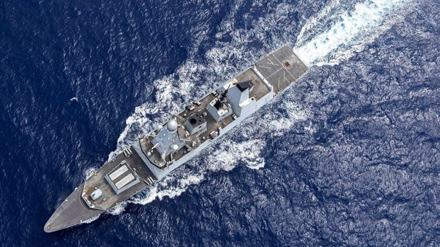HMS Dragon is operating in the Eastern Mediterranean as part of national government tasking to conduct air defence operations to sovereign British Territory (Picture: MOD) HMS Dragon practises evading missiles in Eastern Med