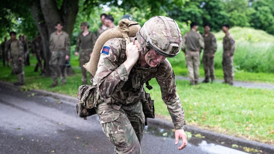 Guts and drive are what keep infanteers pushing forward, even if their bodies may be screaming out for them to stop Guts and drive are what keep infanteers pushing forward, even if their bodies may be screaming out for them to stop