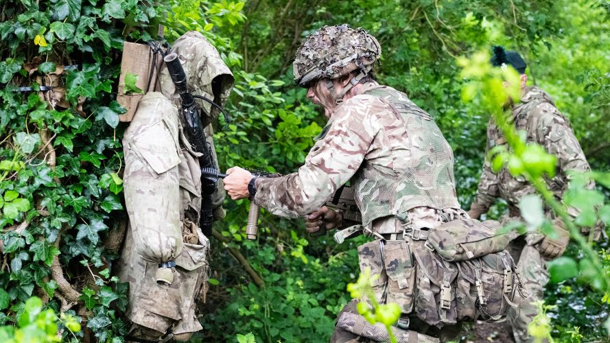 While aggression is a key attribute of every British infanteer, especially when using a bayonet, that aggression must always be controlled While aggression is a key attribute of every British infanteer, especially when using a bayonet, that aggression must always be controlled