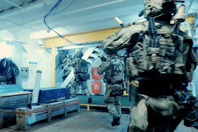 Here, commandos quickly move from one room to the other, preventing the enemy from consolidating, reinforcing, or counter-attacking Here, commandos quickly move from one room to the other, preventing the enemy from consolidating, reinforcing, or counter-attacking