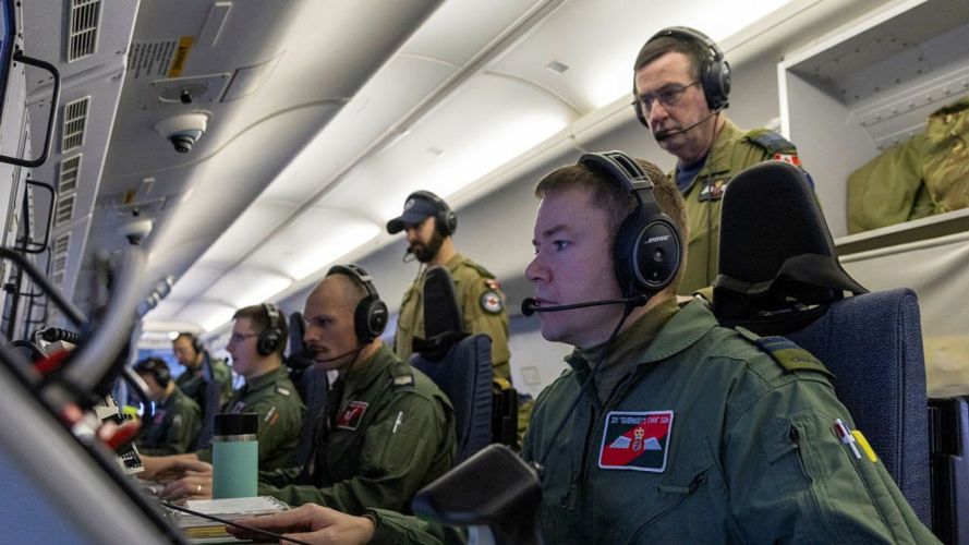 RAF Poseidon crews have been working closely with their Royal Canadian Air Force (RCAF) counterparts during the deployment RAF Poseidon crews have been working closely with their Royal Canadian Air Force (RCAF) counterparts during the deployment