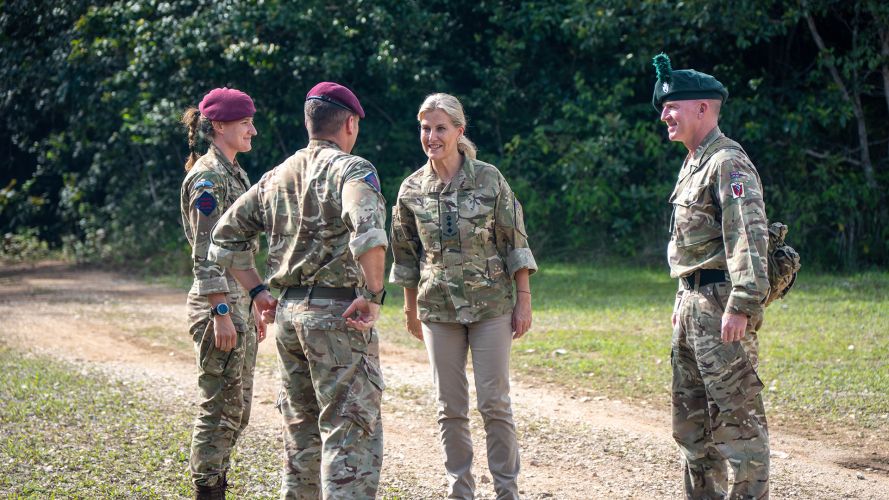 The Duchess of Edinburgh visits BATSUB and meets personnel (Picture: Buckingham Palace) Duchess of Edinburgh visits BATSUB and meets personnel
