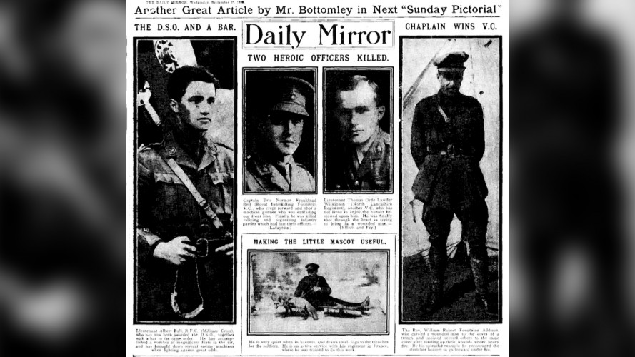 The Royal Flying Corps hero was popular with the public because of his "lone wolf" style of combat, flying by stalking enemies from below.