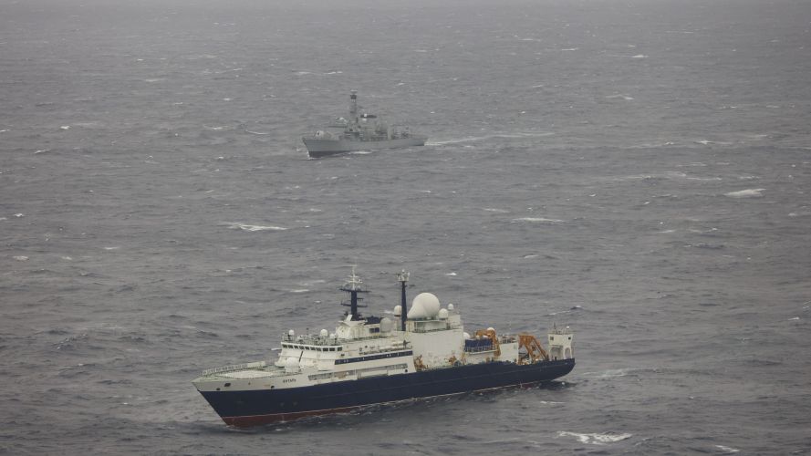 HMS Somerset has shadowed and tracked Russian vessels in UK waters (Picture: Royal Navy) HMS Somerset returns home to Plymouth