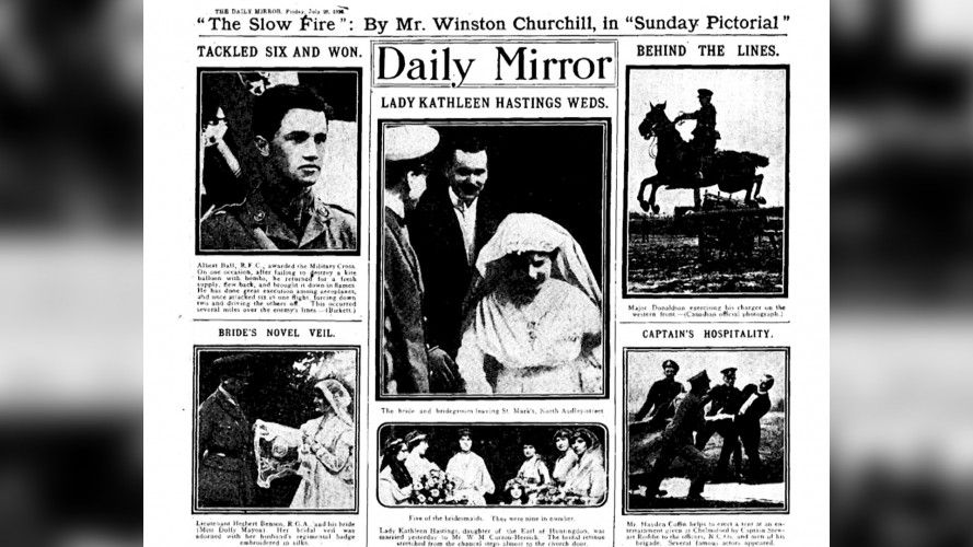 The Royal Flying Corps hero was popular with the public because of his "lone wolf" style of combat, flying by stalking enemies from below.