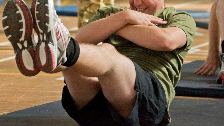 Army Reserve recruits undergo physical development training (Picture: MOD)