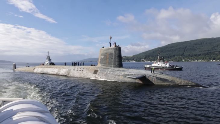 Submarine readiness is expected to be enhanced thanks to the addition of extra dry docks at HMNB Clyde (Picture: MOD)