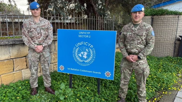 Lance Corporal Markus Leitner and Guardsman Alfie Littlefair (Picture: BFBS)