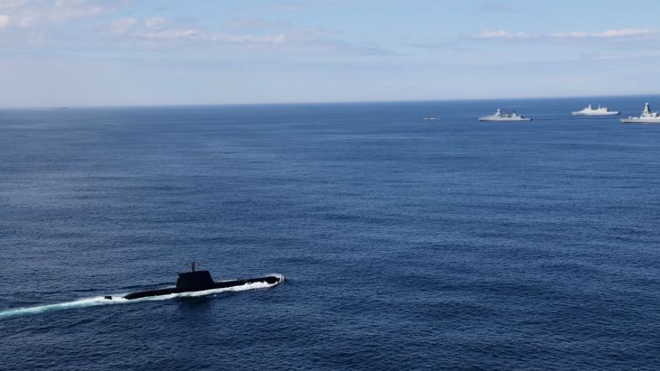 Its a friendly sub, not Russian sub (Picture: Nato)