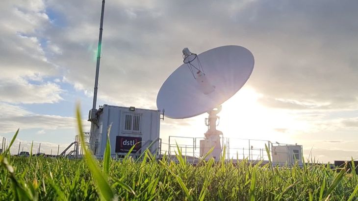 In addition to SpaceX satellite and communications systems, the Ministry of Defence has others, including its own dedicated Skynet system (Picture: BFBS)