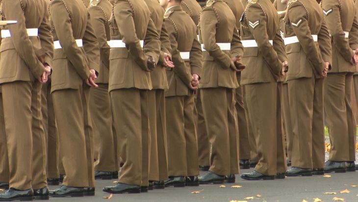 The leaked review warned that without reform, there would be an "erosion of trust" in the military justice system (Picture: BFBS)