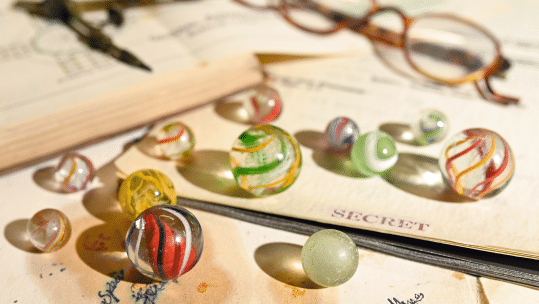 Sir Barnes Wallis Dambuster marbles auction 250326 CREDIT JAKE DARLING PHOTOGRAPH