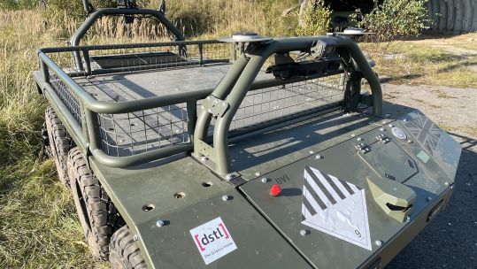 Viking Unmanned Ground Vehicle on Ex Forest Guardian in Latvia