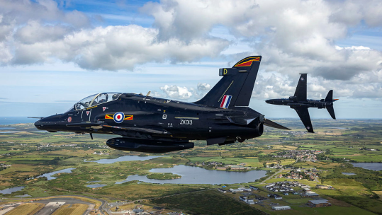 The Hawk T2 aircraft was on a training flight out of RAF Valley (Picture: MOD)