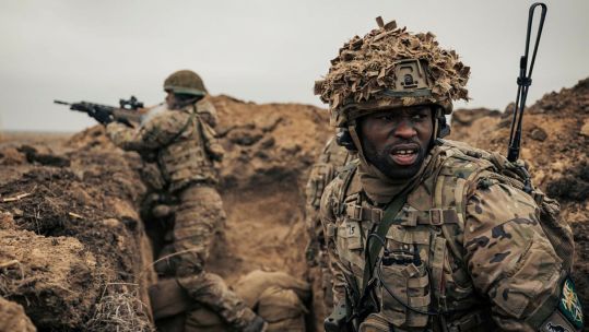 Last year, personnel from 4th Battalion, The Royal Regiment of Scotland honed their trench warfare skills on Exercise Steadfast Dart (Picture: MOD)