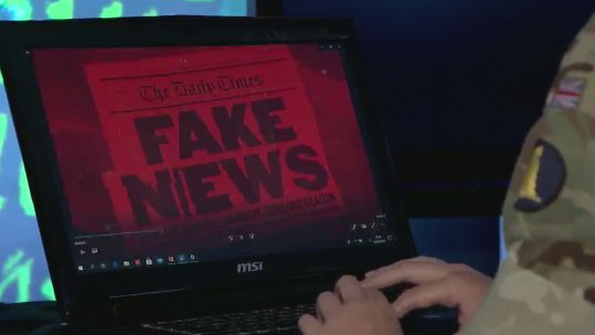 Fake news causes confusion and is increasingly being used as a weapon in the grey zone arsenal