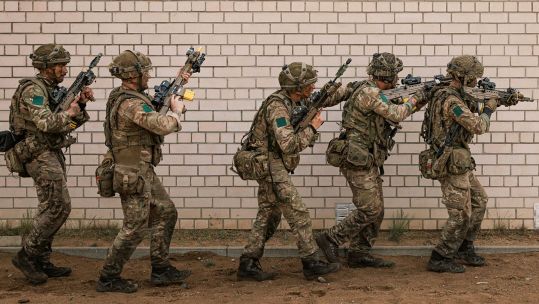 The gap between the SDR and the DIP explaining how the UK may be able to pay for the SDR has seen seismic shifts in the security landscape (Picture: MOD)