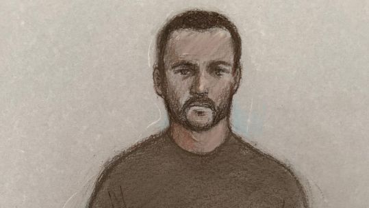 This court artist sketch depicts Royal Navy sailor Teddy Young, who is now due to appear at the Old Bailey (Picture: Elizabeth Cook/PA)
