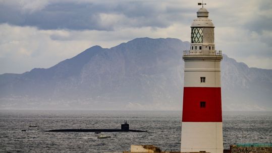 According to local media reports, a 200-meter exclusion zone was placed around the South Mole, in the southern section of Gibraltar Harbour