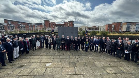 The International Submariners Memorial was created in Dundee to remember those made the ultimate sacrifice (Picture: BFBS)