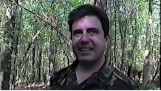 Richard White on Exercise Purple Star (Picture: BFBS)