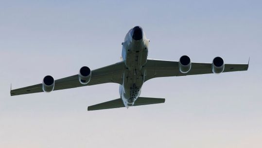 RAF Boeing RC-135 Rivet Joint reconnaissance aircraft
