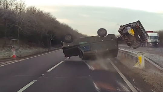 17042026 Military land rover crash CREDIT Northamptonshire Police