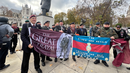 The Policy Exchange think tank has said that the Labour government’s Northern Ireland Troubles Bill could leave older veterans facing investigations (Picture: BFBS)