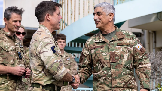 British Forces Cyprus recently welcomed Cyprus Chief of Defence, Lieutenant General Emmanuel Theodorou