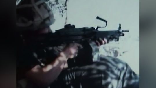 The Tigers were vastly outnumbered, but nevertheless managed to fight off no fewer than 86 ground assaults by the insurgents (Picture: BFBS)