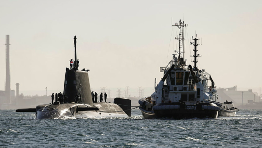 The Aukus defence ministers also announced progress in creating a Submarine Rotational Force-West (Picture: MOD)