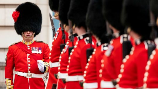 Coldstream Guards Changing the Guard at Buckingham Palace