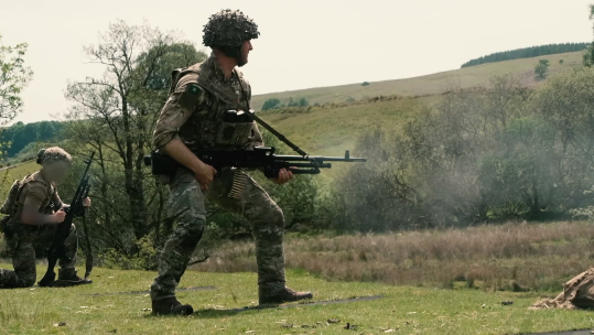 Infantry soldiers take on CQBI course CRED BFBS