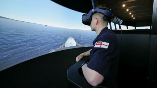24082026 The Royal Navy is embracing Virtual Reality to train sailors guiding warships on operations worldwide CRED MOD