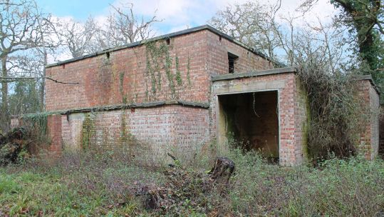 The unique fighter-frenzy era hideaway is a 1940s blast-proof former power station set in 55 acres of secluded woodland