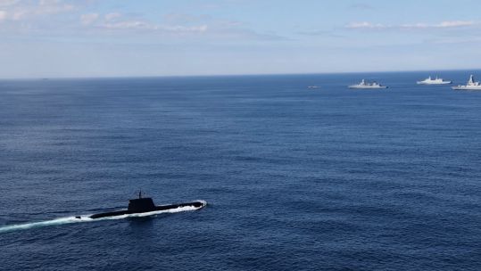 Its a friendly sub, not Russian sub (Picture: Nato)