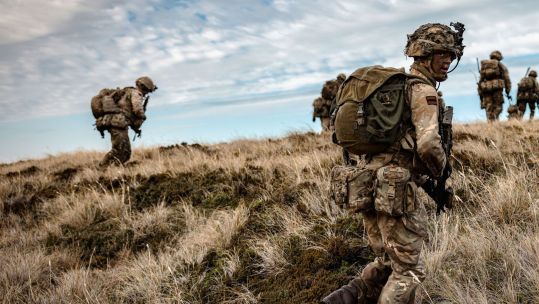 5th Battalion of the Rifles on Ex Cape Upholder (Picture: MOD)